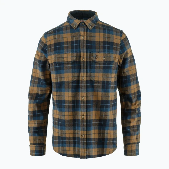 Zdjęcie produktu Koszula męska Fjällräven Singi Heavy Flannel dark navy / buckwheat brown