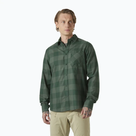 Zdjęcie produktu Koszula męska Helly Hansen Aker Flannel jungle green buffalo plaid