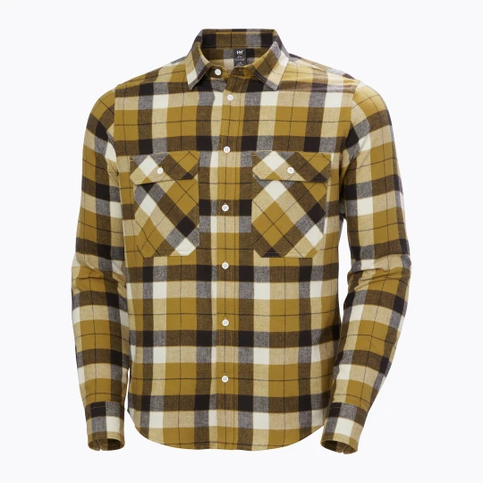 Zdjęcie produktu Koszula męska Helly Hansen Lokka Organic Flannel lynx box stripe plaid Żółty