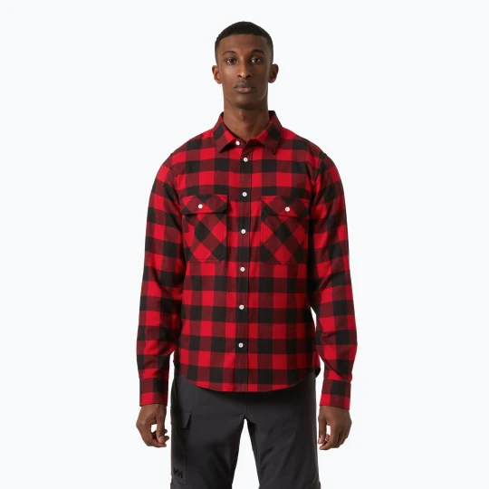 Zdjęcie produktu Koszula męska Helly Hansen Lokka Organic Flannel red buffalo check
