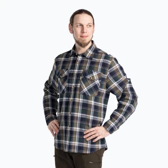 Zdjęcie produktu Koszula męska Pinewood Härjedalen green/navy