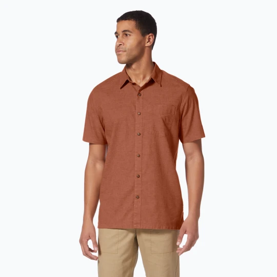 Zdjęcie produktu Koszula męska Royal Robbins Hempline baked clay Brązowy
