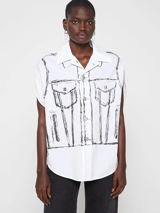 Zdjęcie produktu Bluzka MM6 Maison Margiela biały
