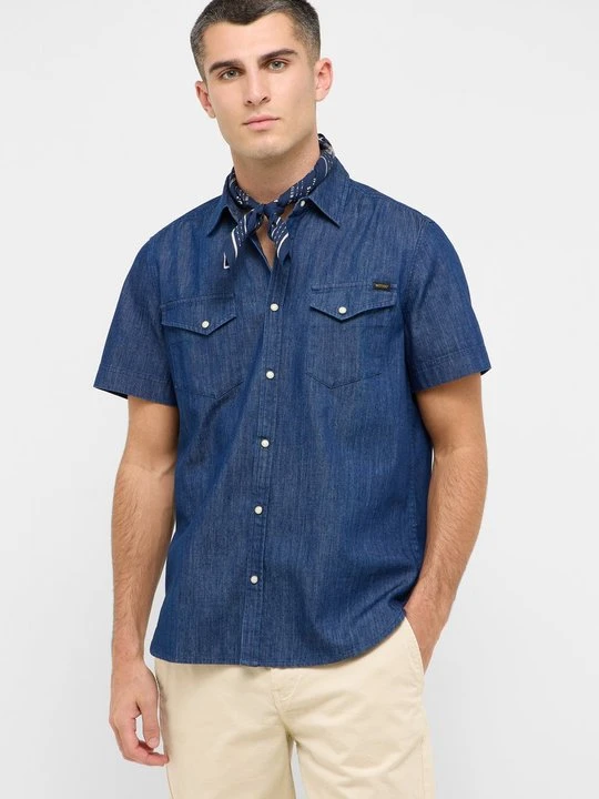 Zdjęcie produktu Koszula Mustang niebieski denim