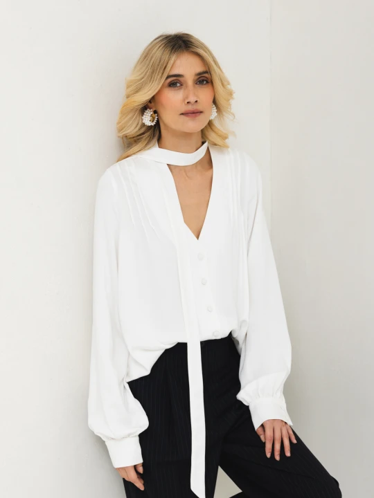 Zdjęcie produktu KOSZULA NATALIE BIAŁA L - Flawless