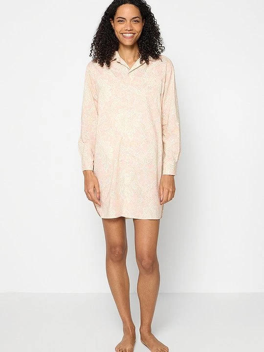 Zdjęcie produktu Koszula nocna Lauren Ralph Lauren różowy melanż