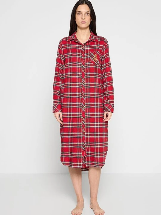 Zdjęcie produktu Koszula nocna Lauren Ralph Lauren czerwony