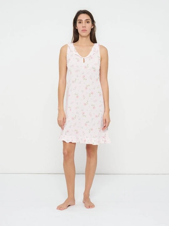 Zdjęcie produktu Koszula nocna Lauren Ralph Lauren jasnoróżowy