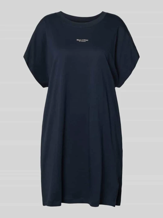 Zdjęcie produktu Oversized koszula nocna z czystej bawełny Marc O'Polo Ciemnoniebieski