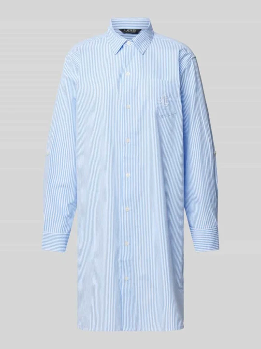 Zdjęcie produktu Koszula nocna z brustaszą Lauren Ralph Lauren Niebieski
