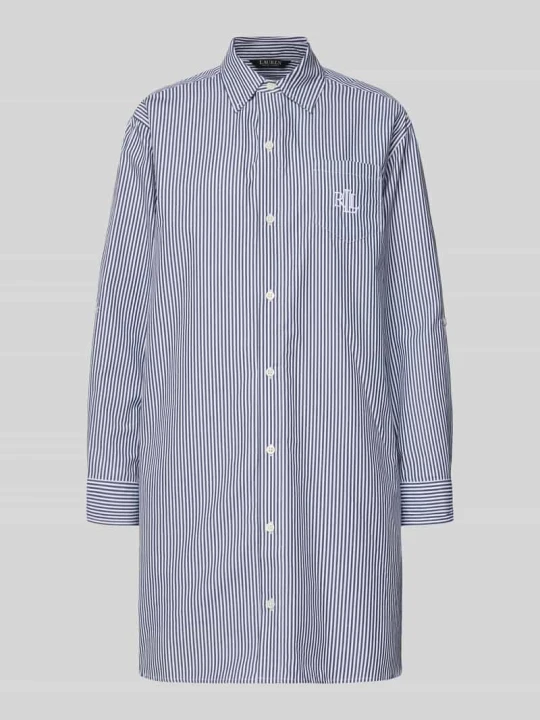 Zdjęcie produktu Koszula nocna z brustaszą Lauren Ralph Lauren Ciemnoniebieski