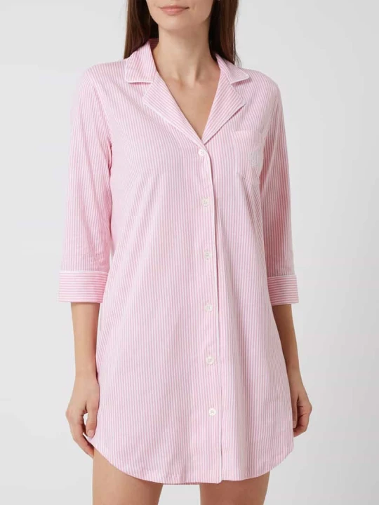 Zdjęcie produktu Koszula nocna z paskami Lauren Ralph Lauren Różowy