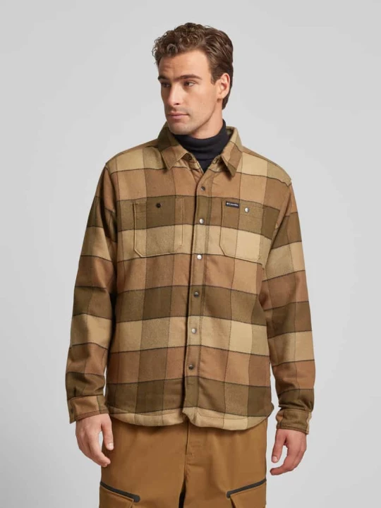 Zdjęcie produktu Koszula o kroju regular fit z kieszeniami na piersi model ‘Windward’ Columbia Camel