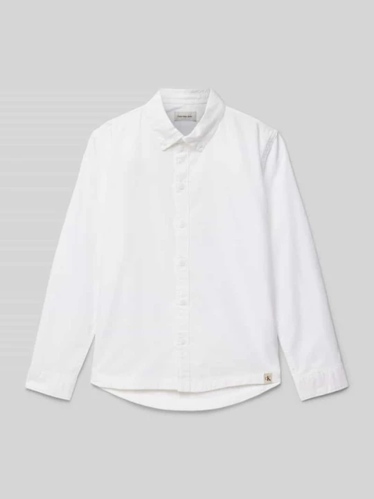 Zdjęcie produktu Koszula o kroju regular fit z naszywką z logo Calvin Klein Jeans Biały