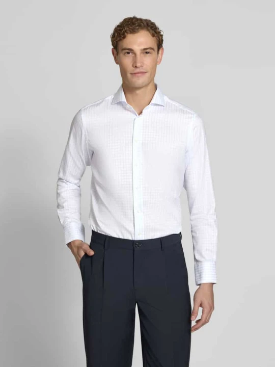 Zdjęcie produktu Koszula o kroju slim fit biznes z czystej bawełny Christian Berg Jasnoniebieski