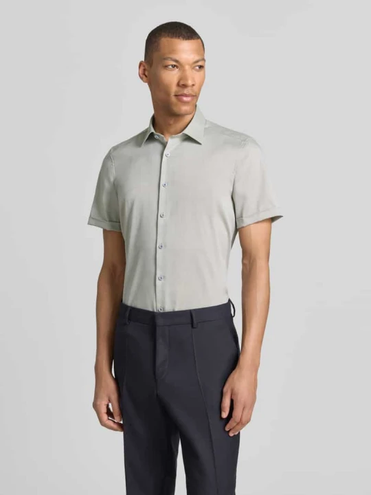 Zdjęcie produktu Koszula o kroju slim fit biznes z kołnierzykiem typu kent OLYMP Level 5 Zielony
