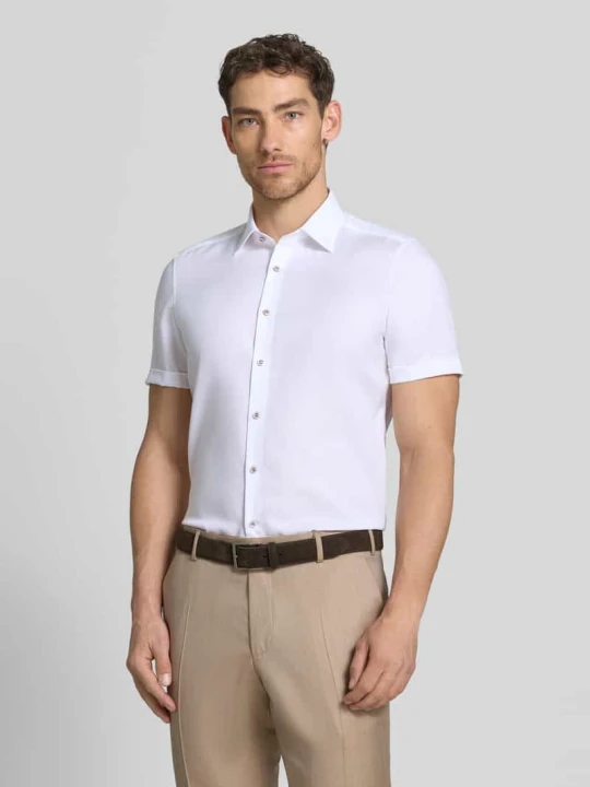 Zdjęcie produktu Koszula o kroju slim fit biznes z kołnierzykiem typu kent OLYMP Level 5 Biały