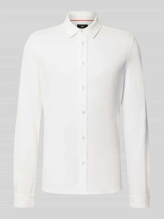 Zdjęcie produktu koszula o kroju slim fit biznes z mieszanka bawełny CINQUE Biały