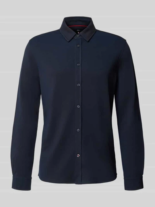 Zdjęcie produktu koszula o kroju slim fit biznes z mieszanka bawełny CINQUE Czarny
