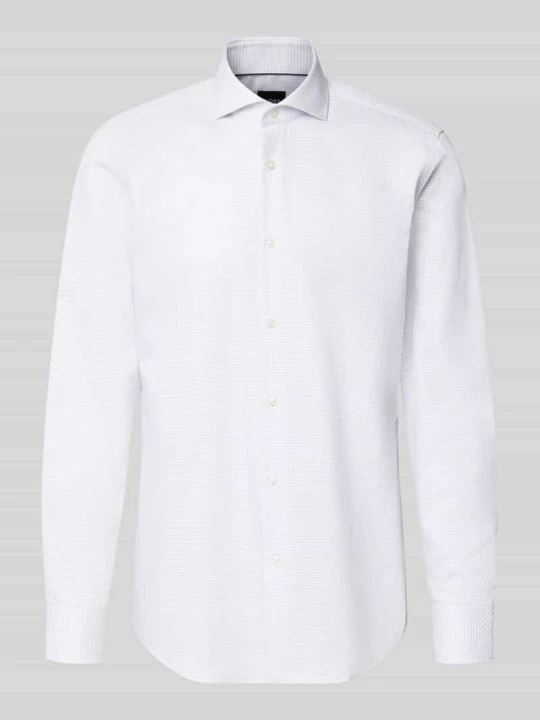 Zdjęcie produktu koszula o kroju slim fit biznesowa z czystej bawełny model 'HANK' Boss Biały