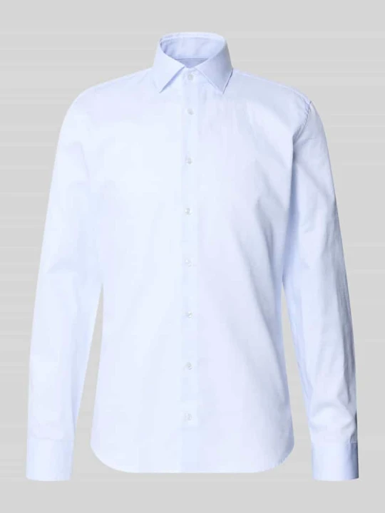 Zdjęcie produktu Koszula o kroju slim fit z czystej bawełny model 'New Kent' Seidensticker Błękitny