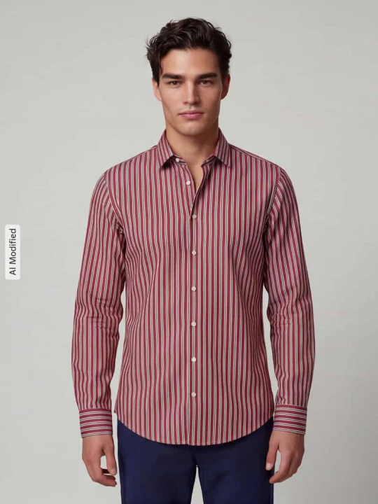 Zdjęcie produktu Koszula o kroju slim fit z czystej bawełny model 'New Kent' Seidensticker Bordowy