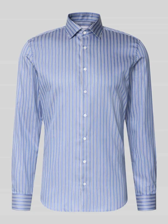 Zdjęcie produktu Koszula o kroju slim fit z czystej bawełny model 'New Kent' Seidensticker Granatowy