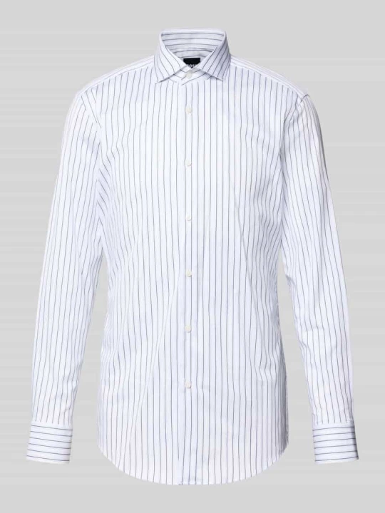 Zdjęcie produktu Koszula o kroju slim fit z mieszanki bawełny, koszula biznesowa model 'HANK' Boss Niebieski