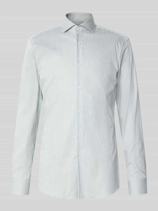 Zdjęcie produktu Koszula o kroju slim fit z mieszanki bawełny, koszula biznesowa model 'HANK' Boss Zielony