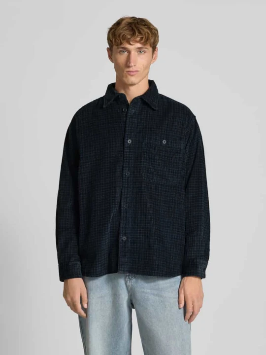 Zdjęcie produktu Koszula o luźnym kroju z czystej bawełny model ‘WALEED’ Only & Sons Czarny