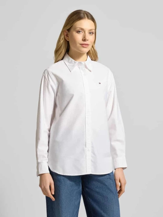 Zdjęcie produktu Koszula o luźnym kroju z czystej bawełny Tommy Hilfiger Biały