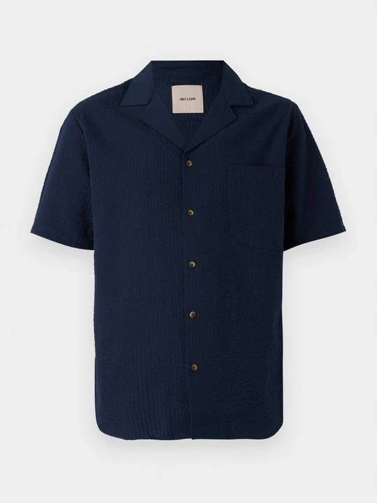 Zdjęcie produktu Koszula Only & Sons granatowy