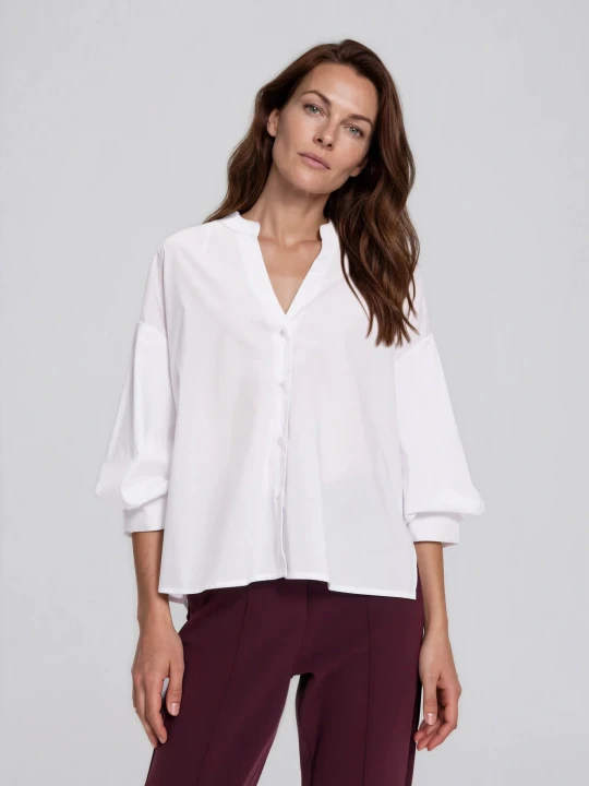Zdjęcie produktu Koszula oversize biała Moodo