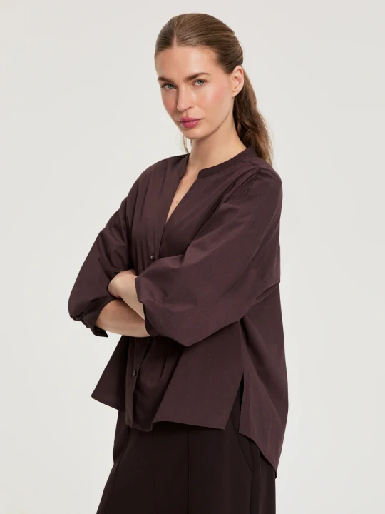Zdjęcie produktu Koszula oversize brązowa Moodo