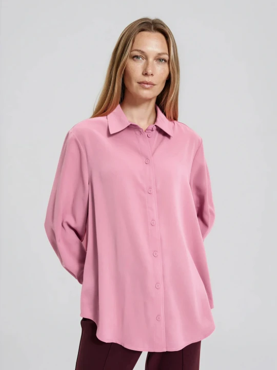 Zdjęcie produktu Koszula oversize różowa Moodo