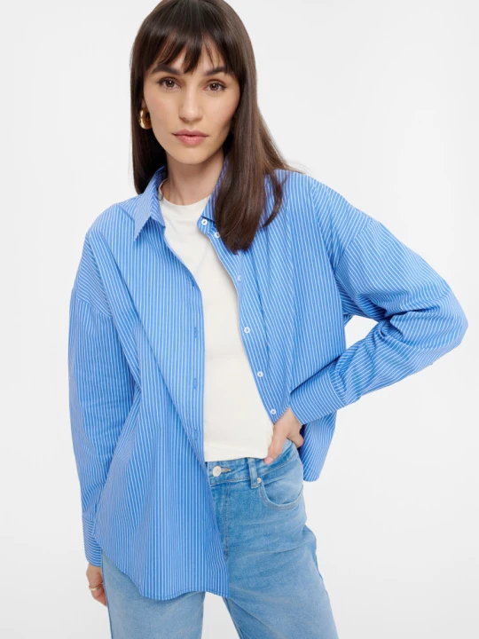 Zdjęcie produktu Koszula oversize w błękitnym kolorze Greenpoint