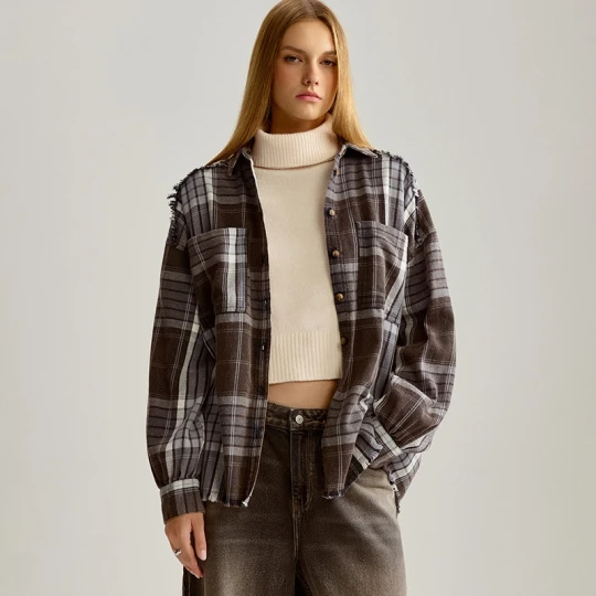 Zdjęcie produktu Koszula oversize w kratę House