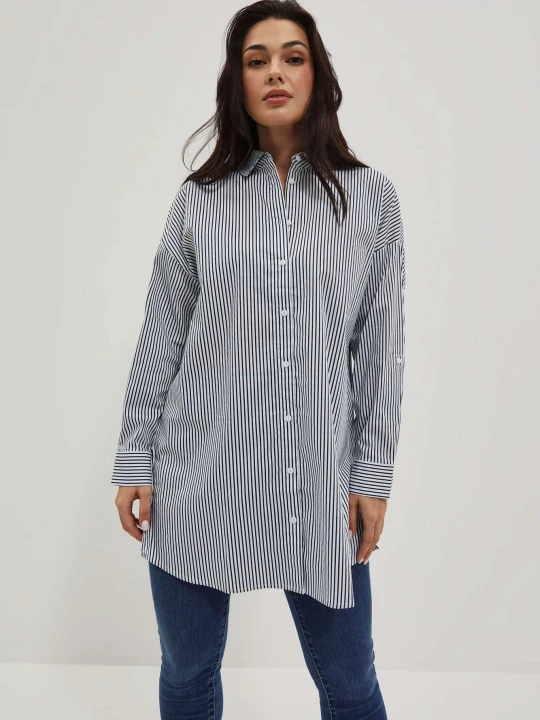 Zdjęcie produktu Koszula oversize w paski Moodo