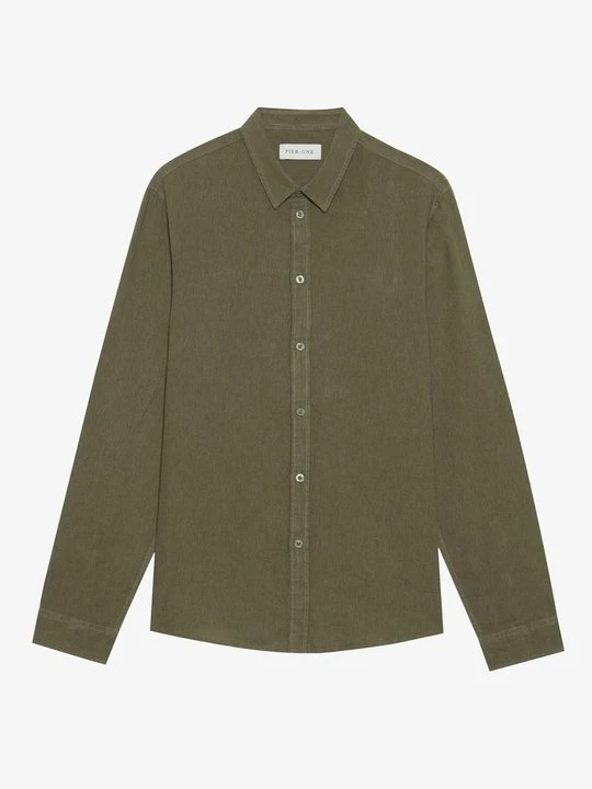 Zdjęcie produktu Koszula Pier One By Zalando oliwkowy