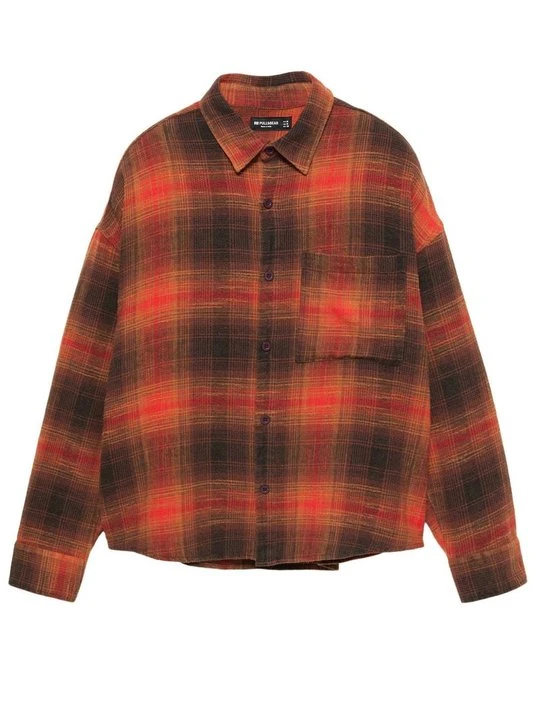 Zdjęcie produktu Koszula PULL&BEAR czerwony