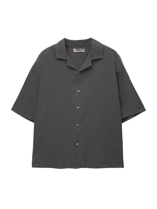 Zdjęcie produktu Koszula PULL&BEAR ciemnoszary