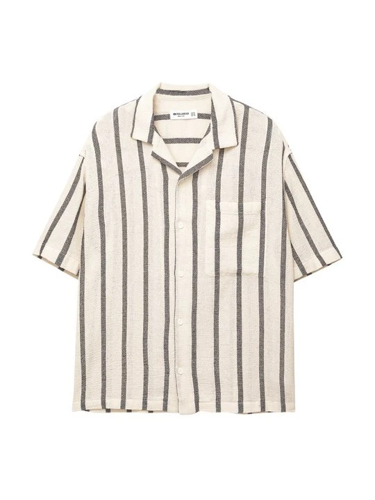 Zdjęcie produktu Koszula PULL&BEAR beżowy