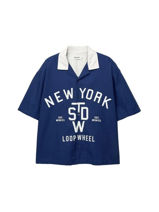 Zdjęcie produktu Koszula PULL&BEAR niebieski