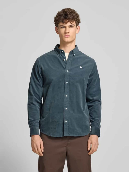 Zdjęcie produktu Koszula rekreacyjna o kroju regular fit z sztruksu z kołnierzykiem button-down Carhartt WIP Jasnoniebieski