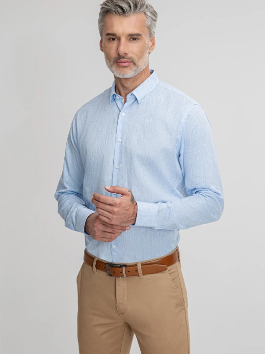 Zdjęcie produktu Koszula SANDRO 01009A65GSA Giacomo Conti blekitny