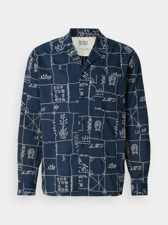 Zdjęcie produktu Koszula Scotch & Soda granatowy