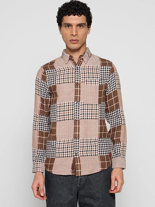 Zdjęcie produktu Koszula Scotch & Soda brązowy