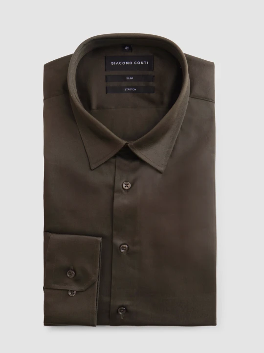 Zdjęcie produktu Koszula SIMONE 01421A80GSA Giacomo Conti brazowy