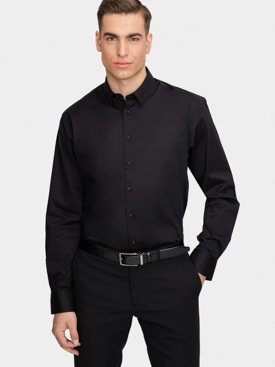 Zdjęcie produktu Koszula SIMONE 01421A90GRA Giacomo Conti czarny