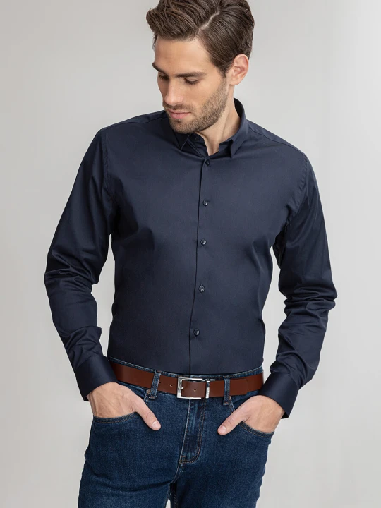 Zdjęcie produktu Koszula SIMONE 01700A75GSA Giacomo Conti granatowy